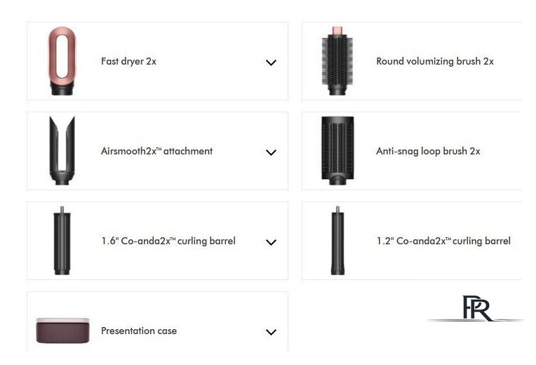 Фен-стайлер Dyson Airwrap Co-anda2x HS09 Straight+Wavy (евровилка, керамический розовый/розовое золото) - Изображение №5 — Интернет-магазин ПроЗаказ