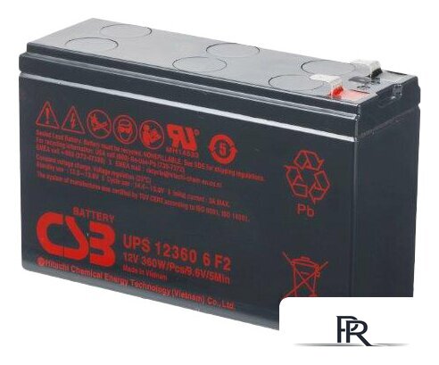 Аккумулятор для ИБП CSB Battery UPS123606 F2 (12В/7.5 А·ч) - Изображение №1 — Интернет-магазин ПроЗаказ