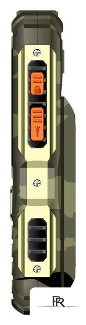 Кнопочный телефон BQ BQ-2410L Tank Power 4G (золотистый камуфляж) - Изображение №6 — Интернет-магазин ПроЗаказ