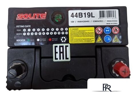 Автомобильный аккумулятор Solite 44B19L (44 А·ч) - Изображение №4 — Интернет-магазин ПроЗаказ