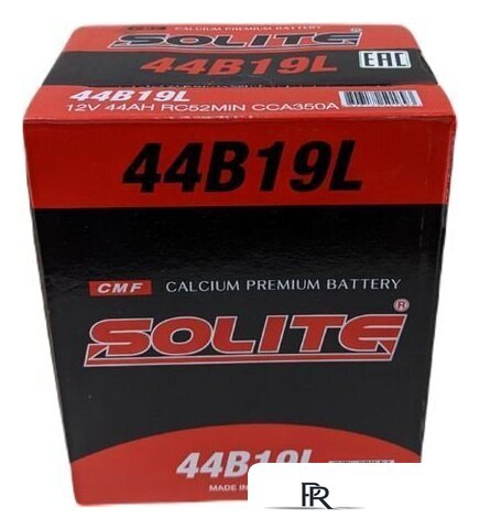 Автомобильный аккумулятор Solite 44B19L (44 А·ч) - Изображение №5 — Интернет-магазин ПроЗаказ