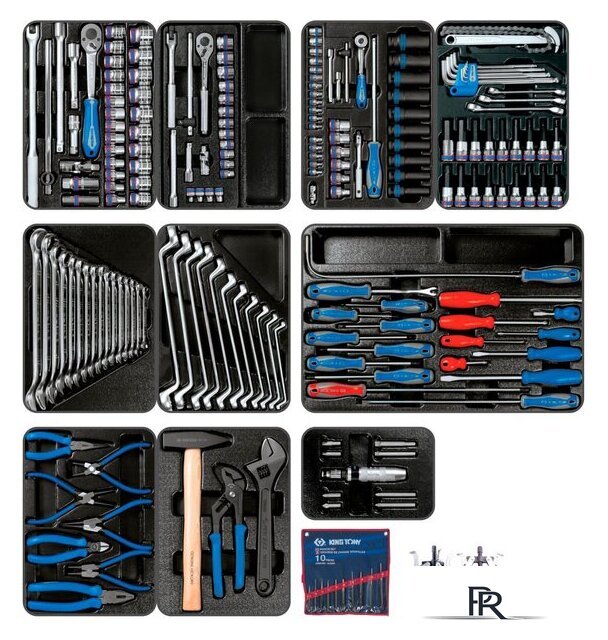 Универсальный набор инструментов King Tony Bastion 946-100MRD-MT (204 предмета) - Изображение №1 — Интернет-магазин ПроЗаказ