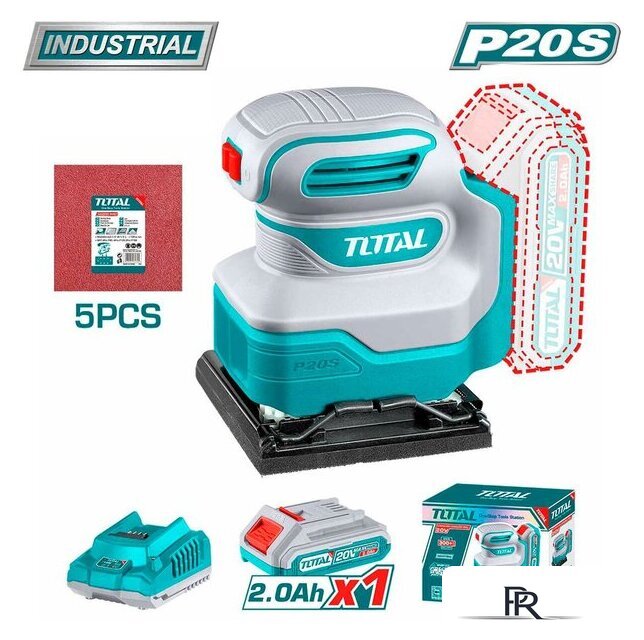 Виброшлифмашина Total TSHSLI20141 (с 1-им АКБ) - Изображение №1 — Интернет-магазин ПроЗаказ