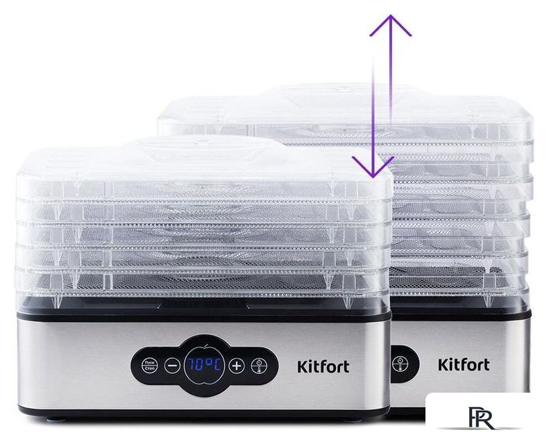 Сушилка для овощей и фруктов Kitfort KT-1914 - Изображение №3 — Интернет-магазин ПроЗаказ
