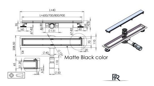 Трап/канал Roxen Supra 91020-80 - Изображение №5 — Интернет-магазин ПроЗаказ