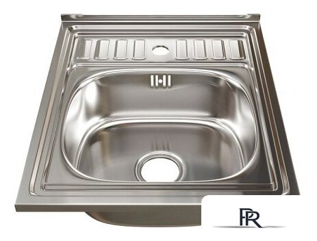 Кухонная мойка Mixline 527975 (полированная, 0.8 мм) - Изображение №1 — Интернет-магазин ПроЗаказ