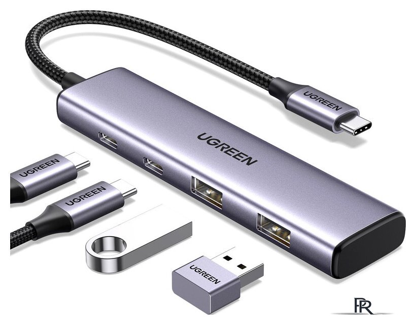 USB-хаб Ugreen CM473 15395 - Изображение №1 — Интернет-магазин ПроЗаказ