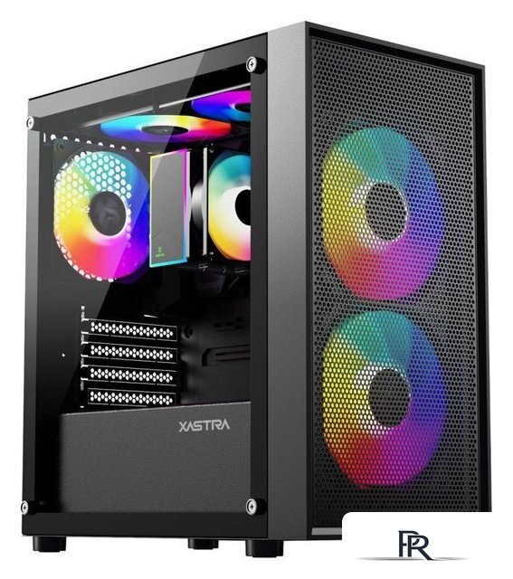 Корпус XASTRA A305M 3FRGB (черный) - Изображение №1 — Интернет-магазин ПроЗаказ