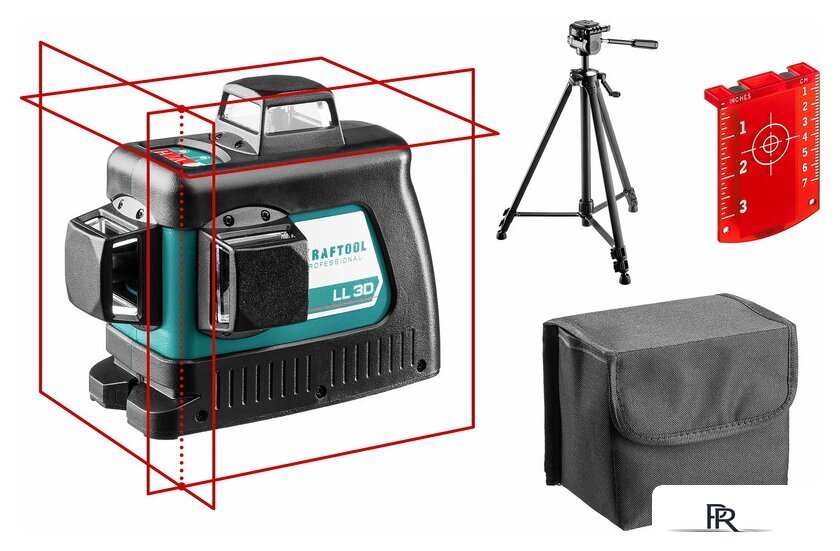 Лазерный нивелир KRAFTOOL LL-3D 34640-3 (со штативом, сумка) - Изображение №1 — Интернет-магазин ПроЗаказ