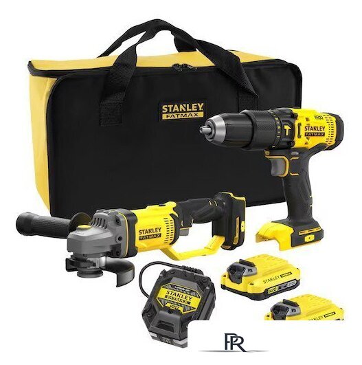  Stanley SFMCK471D2S (шуруповерт, болгарка, 2 АКБ, сумка) - Изображение №1 — Интернет-магазин ПроЗаказ