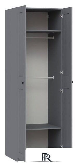 Шкаф распашной Mio Tesoro Макс 2 двери 2.06.01.030.4 (серый) - Изображение №3 — Интернет-магазин ПроЗаказ