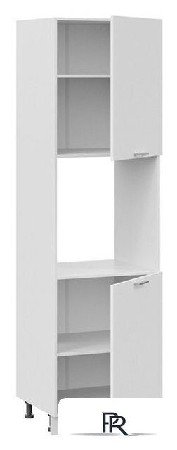 Шкаф напольный Трия Габриэлла 1П6 (белый/сноу) - Изображение №2 — Интернет-магазин ПроЗаказ