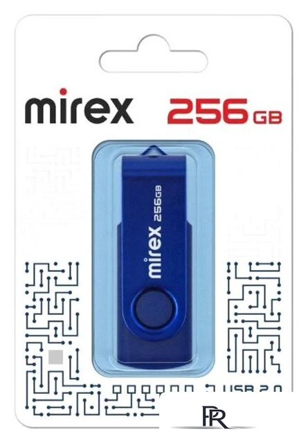 USB Flash Mirex Color Blade Swivel 2.0 256GB 13600-FMUSB256 - Изображение №1 — Интернет-магазин ПроЗаказ
