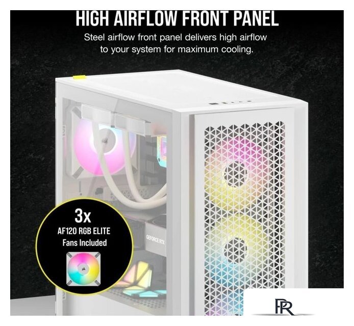 Корпус Corsair iCUE 4000D RGB Airflow CC-9011241-WW - Изображение №3 — Интернет-магазин ПроЗаказ