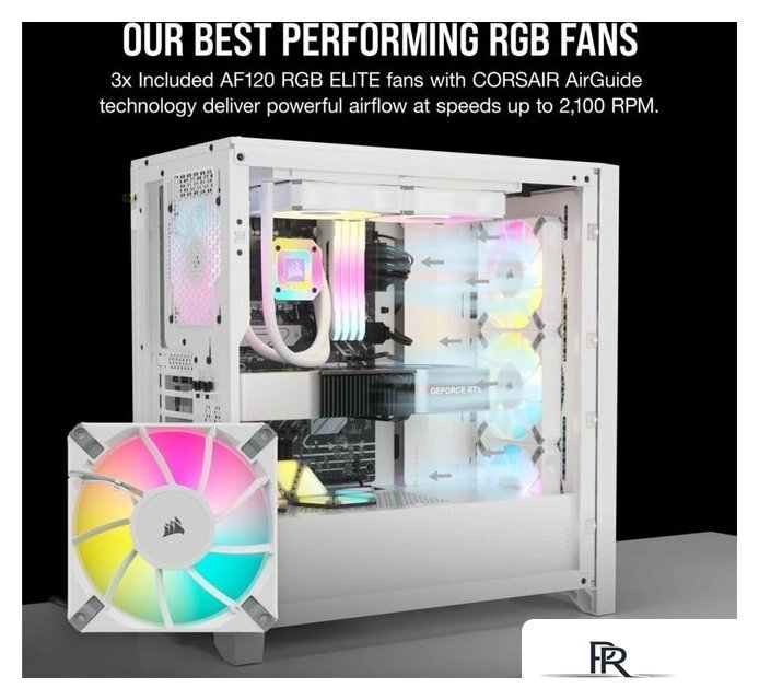 Корпус Corsair iCUE 4000D RGB Airflow CC-9011241-WW - Изображение №4 — Интернет-магазин ПроЗаказ