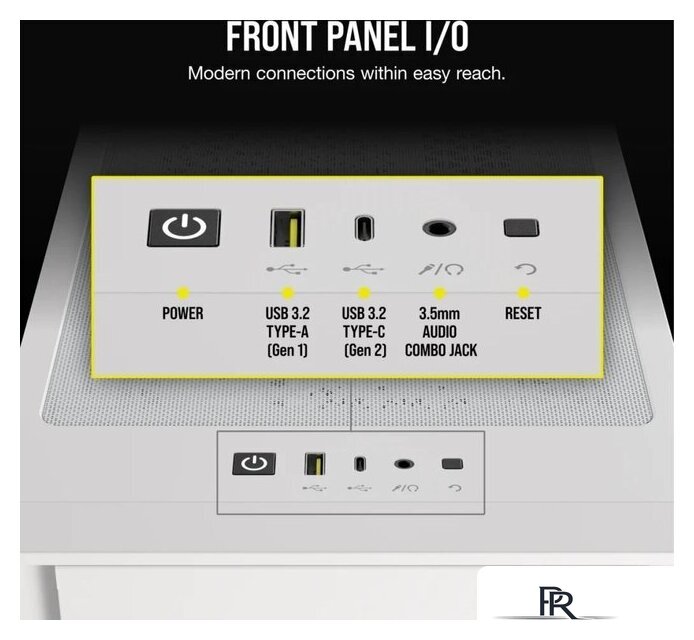 Корпус Corsair iCUE 4000D RGB Airflow CC-9011241-WW - Изображение №6 — Интернет-магазин ПроЗаказ