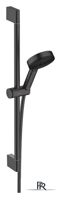 Душевой гарнитур  Hansgrohe Pulsify Select 105 3jet Relaxation 24160670 (черный матовый) - Изображение №1 — Интернет-магазин ПроЗаказ