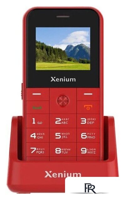 Кнопочный телефон Xenium X718 (красный) - Изображение №1 — Интернет-магазин ПроЗаказ