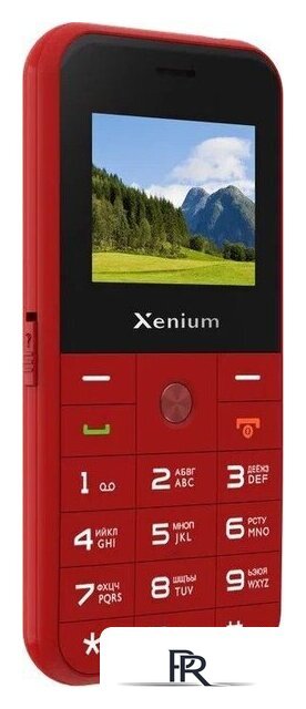 Кнопочный телефон Xenium X718 (красный) - Изображение №5 — Интернет-магазин ПроЗаказ