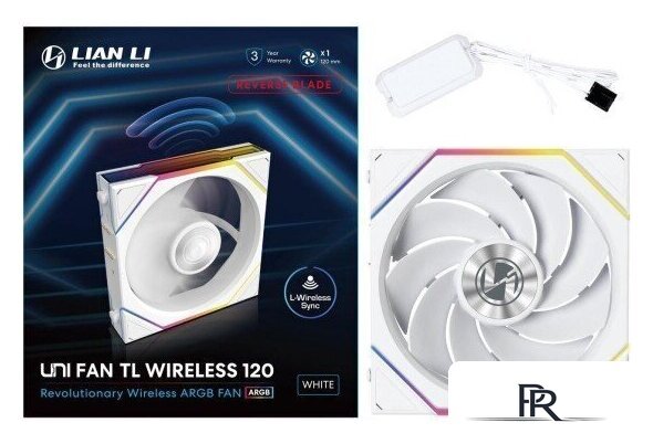 Вентилятор для корпуса Lian Li Uni Fan TL 120 Wireless Reverse 12RTL1W1W G99.12RTL1W1W.R0 - Изображение №7 — Интернет-магазин ПроЗаказ