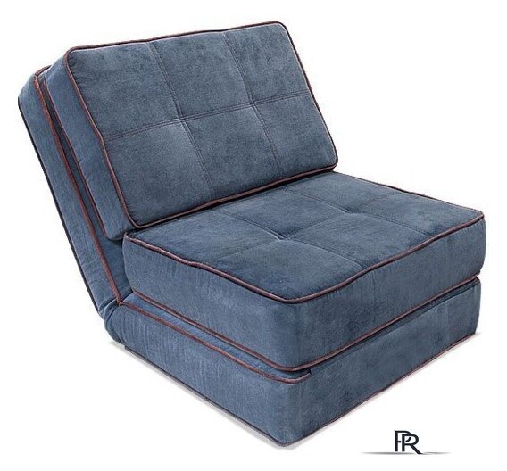 Кресло-кровать Лама-мебель Раскладное Марио (Bahama Denim/Bahama Grey) - Изображение №1 — Интернет-магазин ПроЗаказ