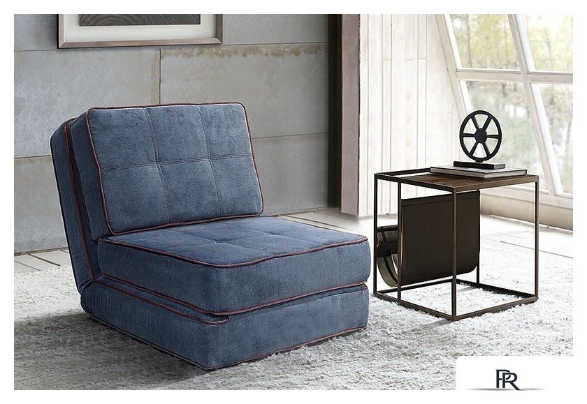 Кресло-кровать Лама-мебель Раскладное Марио (Bahama Denim/Bahama Grey) - Изображение №12 — Интернет-магазин ПроЗаказ