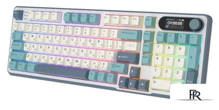 Клавиатура Royal Kludge RK-S98 RGB Light Cloud (RK Chartreuse) - Изображение №6 — Интернет-магазин ПроЗаказ