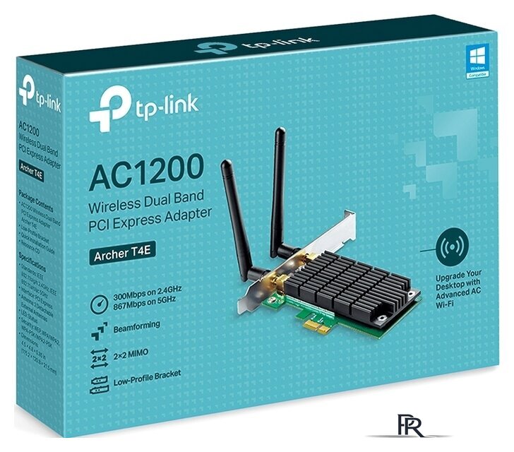 Wi-Fi адаптер TP-Link Archer T4E AC1200 - Изображение №6 — Интернет-магазин ПроЗаказ