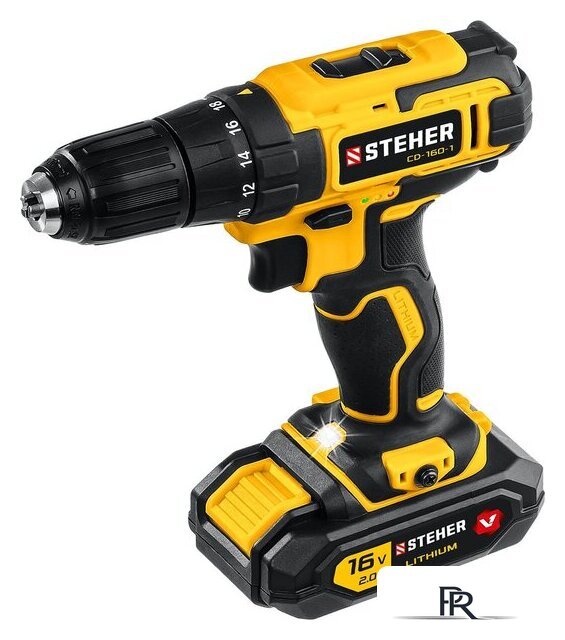 Дрель-шуруповерт Steher CD-160-1 (с 1-им АКБ, кейс) - Изображение №1 — Интернет-магазин ПроЗаказ
