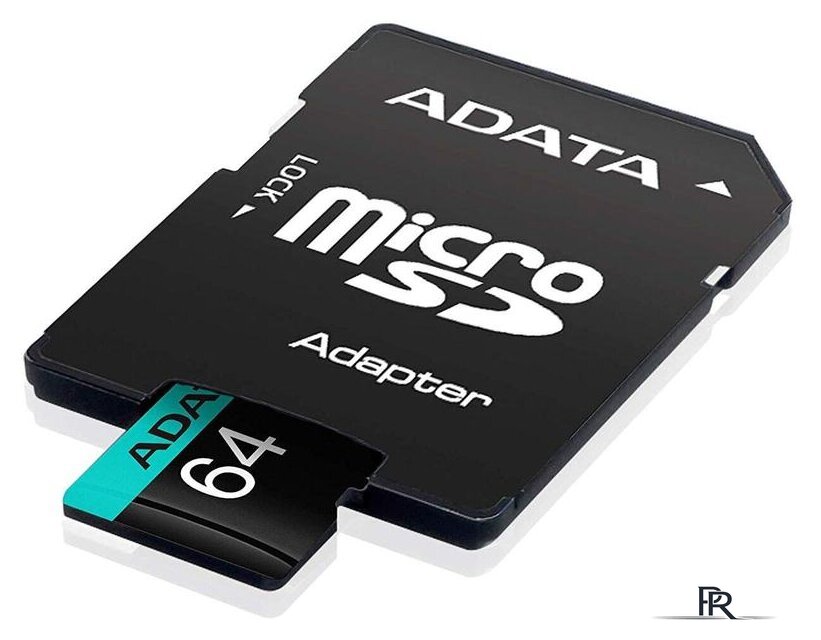 Карта памяти ADATA Premier Pro AUSDX64GUI3V30SA2-RA1 microSDXC 64GB (с адаптером) - Изображение №3 — Интернет-магазин ПроЗаказ