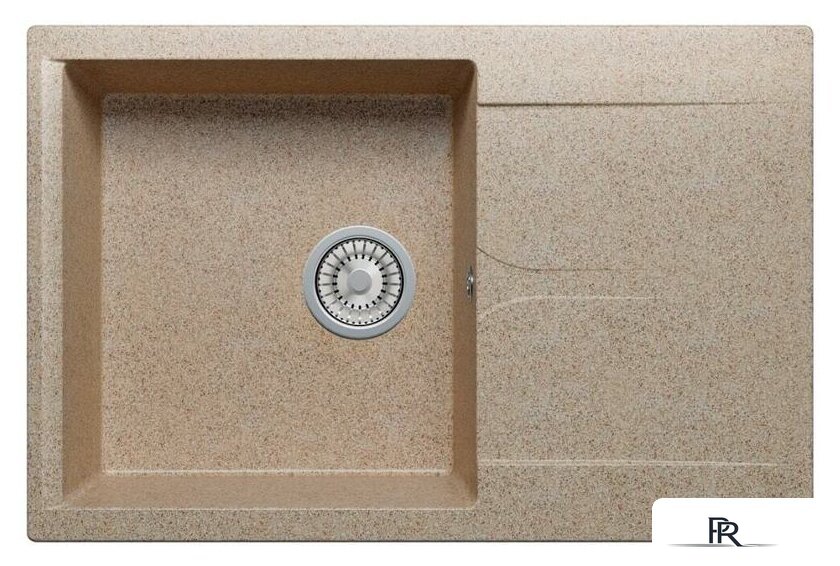 Кухонная мойка Polygran Gals 760 (песочный 302) - Изображение №1 — Интернет-магазин ПроЗаказ