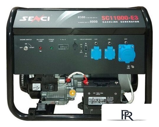 Бензиновый генератор SENCI SC11000-E3 - Изображение №1 — Интернет-магазин ПроЗаказ