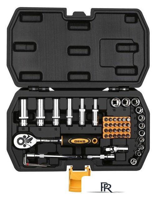 Набор трещотка с головками и битами Deko DKMT49 (49 предметов) - Изображение №4 — Интернет-магазин ПроЗаказ