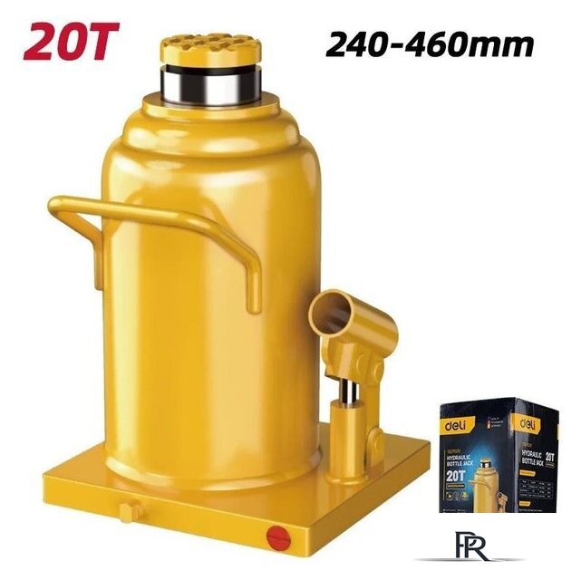 Бутылочный домкрат Deli DQ71020 20т - Изображение №1 — Интернет-магазин ПроЗаказ