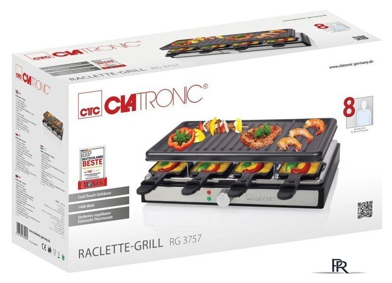 Раклетница Clatronic RG 3757 - Изображение №3 — Интернет-магазин ПроЗаказ