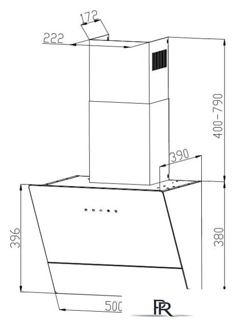 Кухонная вытяжка Grand Lester GC 50 (белый) - Изображение №12 — Интернет-магазин ПроЗаказ