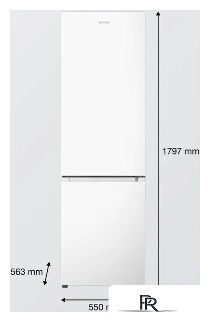 Холодильник Gorenje NRK418EEW4 - Изображение №5 — Интернет-магазин ПроЗаказ