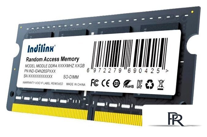 Оперативная память Indilinx 16ГБ DDR4 SODIMM 3200 МГц IND-ID4N32SP16X - Изображение №1 — Интернет-магазин ПроЗаказ