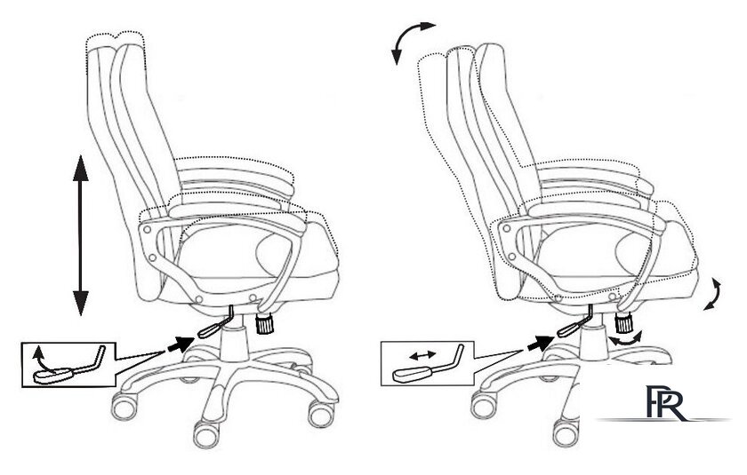 Офисное кресло Бюрократ CH-868N (коричневый Boroko-37) - Изображение №6 — Интернет-магазин ПроЗаказ
