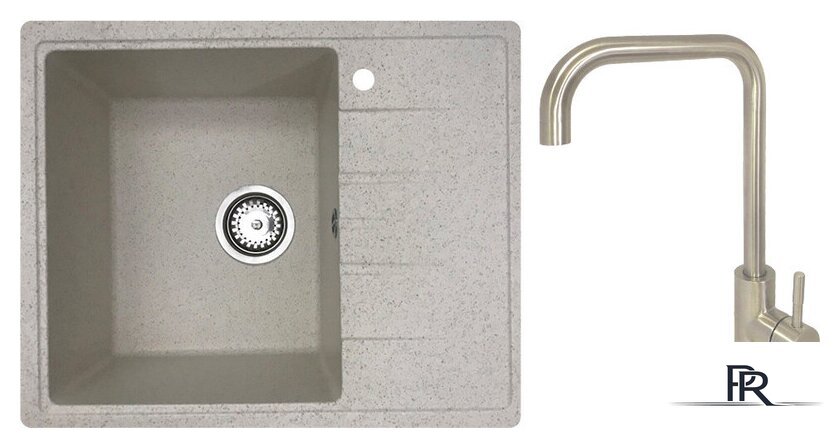 Кухонная мойка БелЭворс Mila L + смеситель W4998-4 (бежевый) - Изображение №1 — Интернет-магазин ПроЗаказ