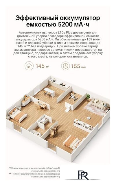 Робот-пылесос Dreame Robot Vacuum L10s Plus (международная версия, белый) - Изображение №13 — Интернет-магазин ПроЗаказ