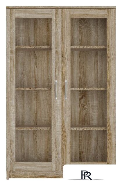 Тумба Mio Tesoro Сириус 2 двери со стеклом 78x123 2.02.03.390.3 (дуб сонома) - Изображение №3 — Интернет-магазин ПроЗаказ