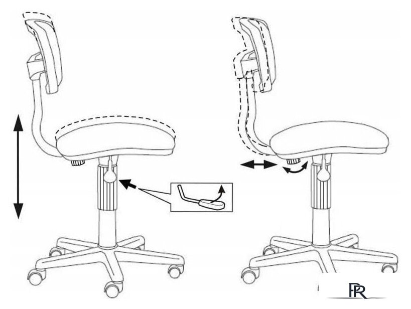 Офисное кресло Бюрократ CH-299NX (черный) - Изображение №5 — Интернет-магазин ПроЗаказ