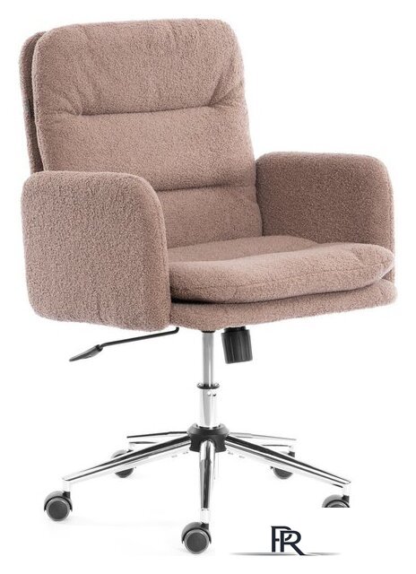 Офисное кресло TetChair Dover (хром/букле/коричневый) - Изображение №1 — Интернет-магазин ПроЗаказ