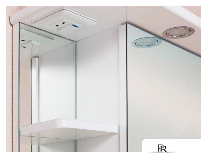  Onika Шкаф с зеркалом Карина 55.01 правый (белый) [205513] - Изображение №4 — Интернет-магазин ПроЗаказ