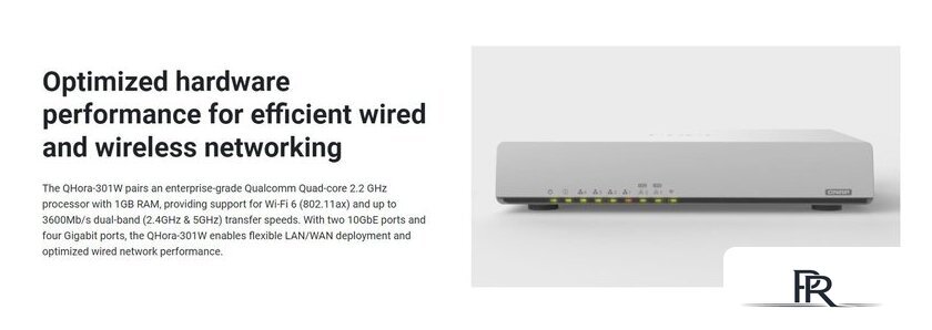 Wi-Fi роутер QNAP QHora-301W - Изображение №2 — Интернет-магазин ПроЗаказ