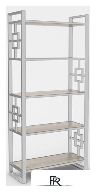 Стеллаж Hype Mebel Квадро 80x170 (белый/древесина белая) - Изображение №1 — Интернет-магазин ПроЗаказ