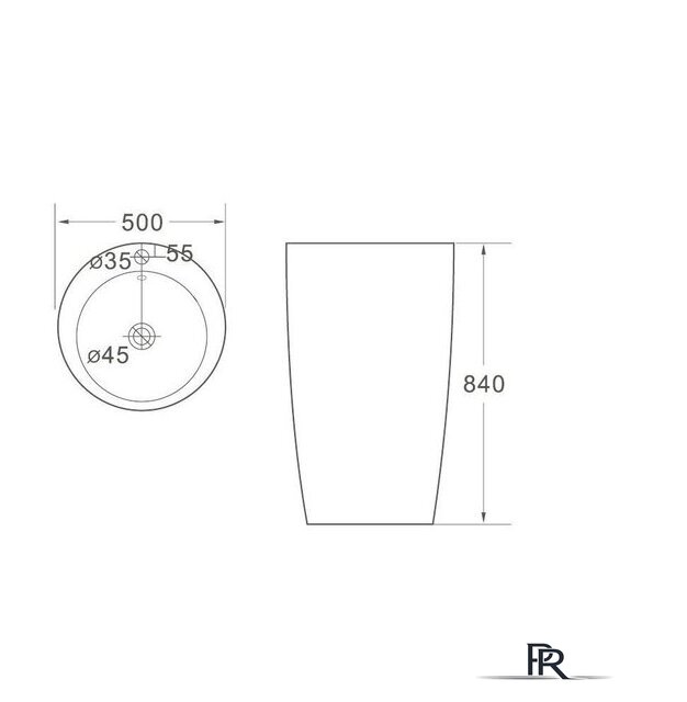 Умывальник SantiLine SL-4004MB - Изображение №2 — Интернет-магазин ПроЗаказ