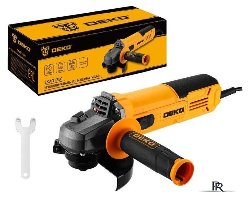 Угловая шлифмашина Deko ZKAG1250 081-1010 - Изображение №1 — Интернет-магазин ПроЗаказ