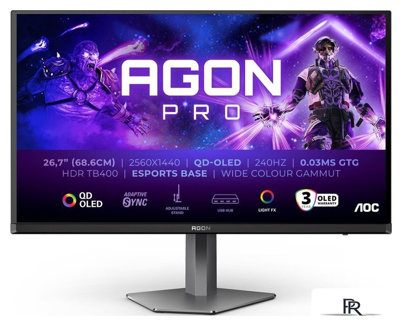 Игровой монитор AOC Agon Pro AG276QZD2 - Изображение №1 — Интернет-магазин ПроЗаказ